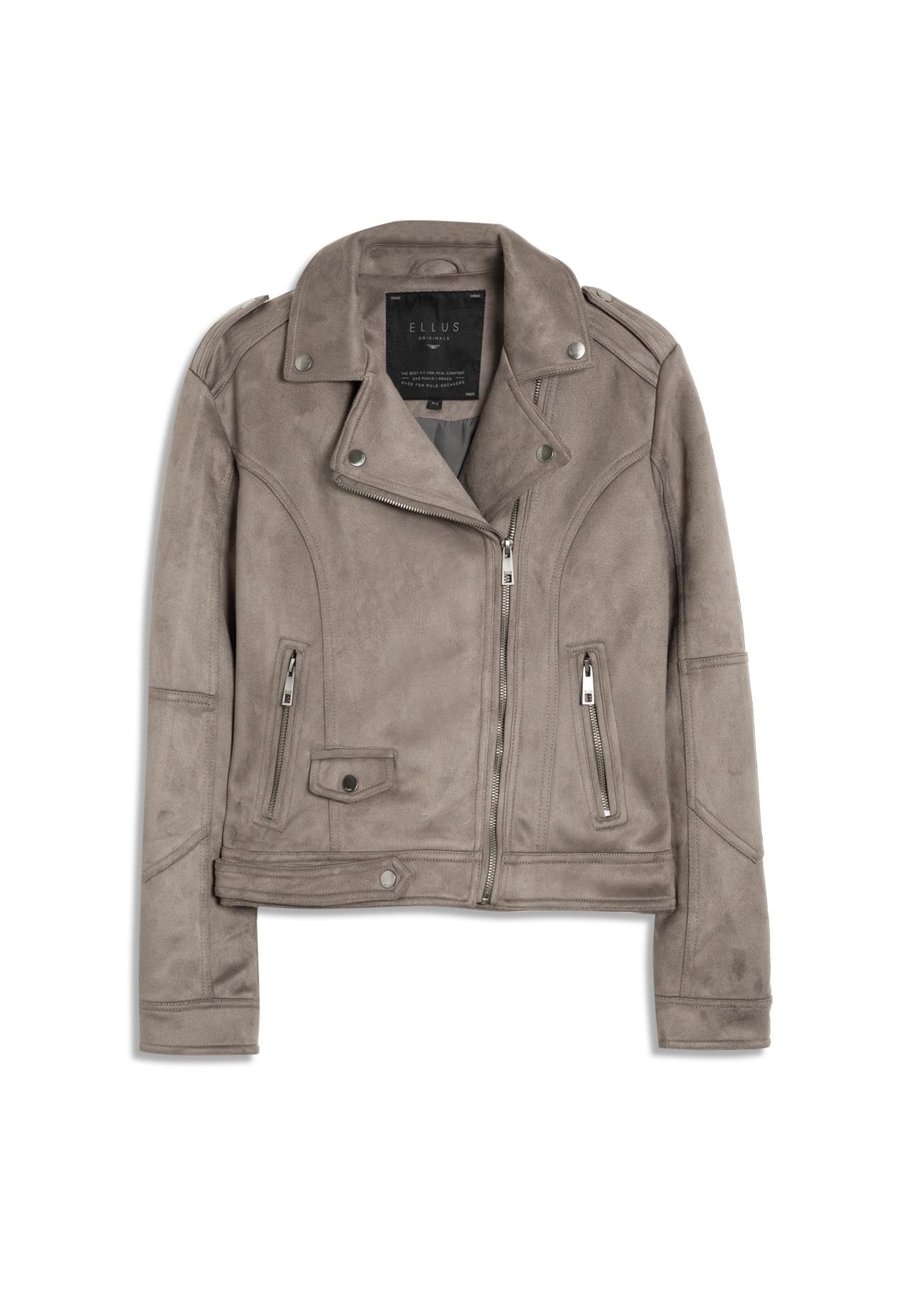 Jaqueta Suede Perfect Ellus Mouse