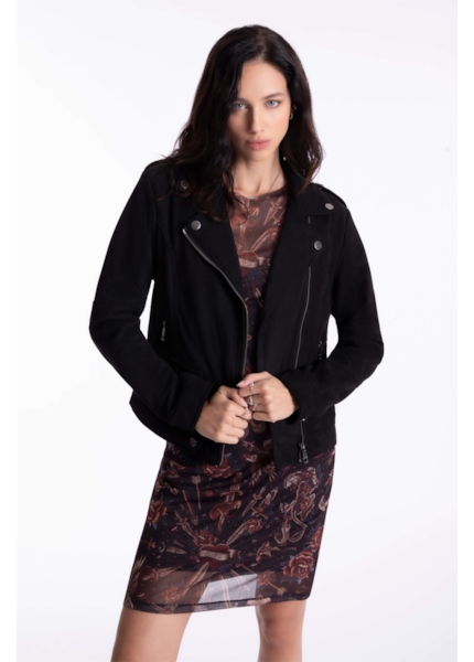 Jaqueta Suede Perfect Ellus Preto