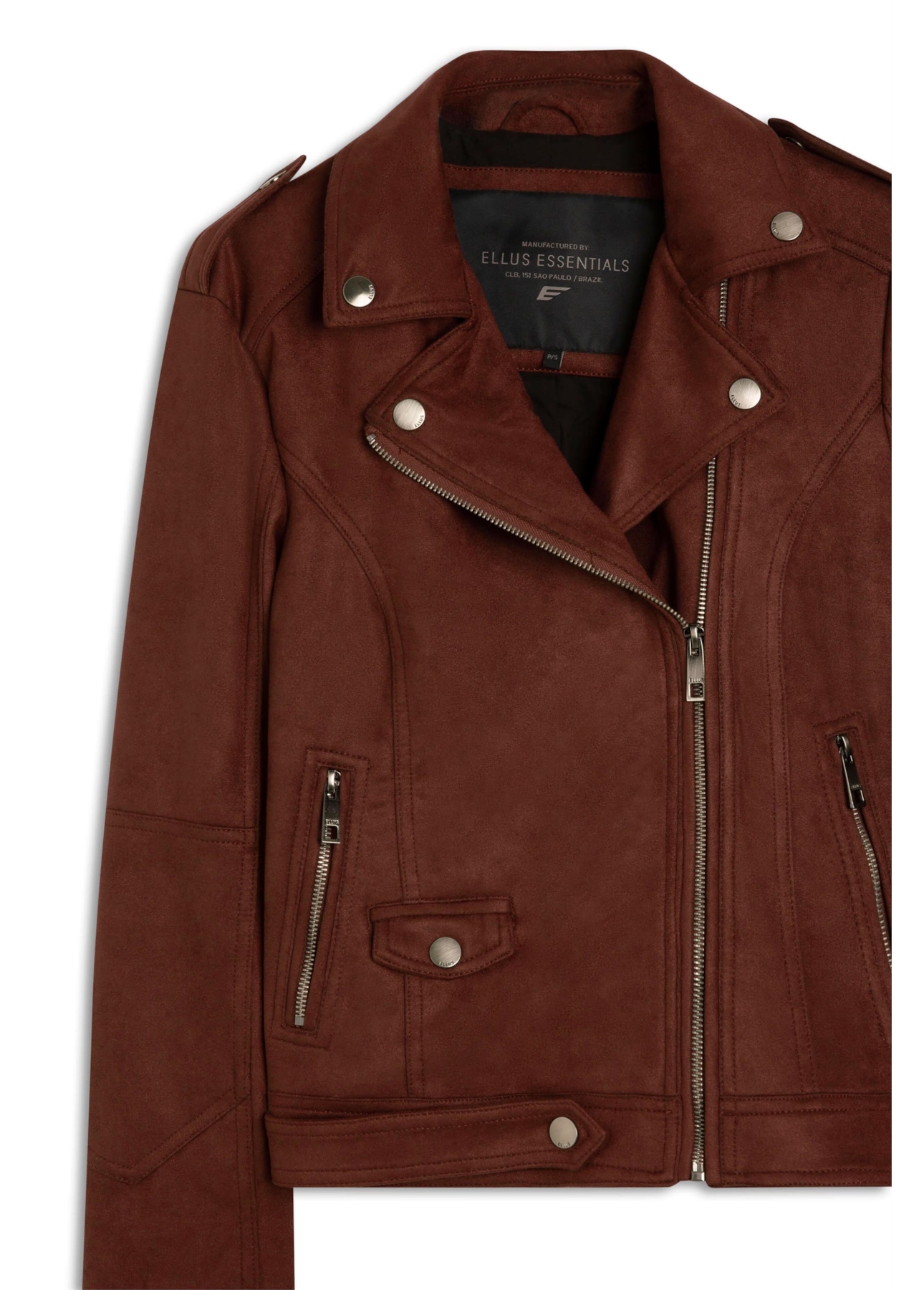 Jaqueta Suede Perfect Ellus Telha