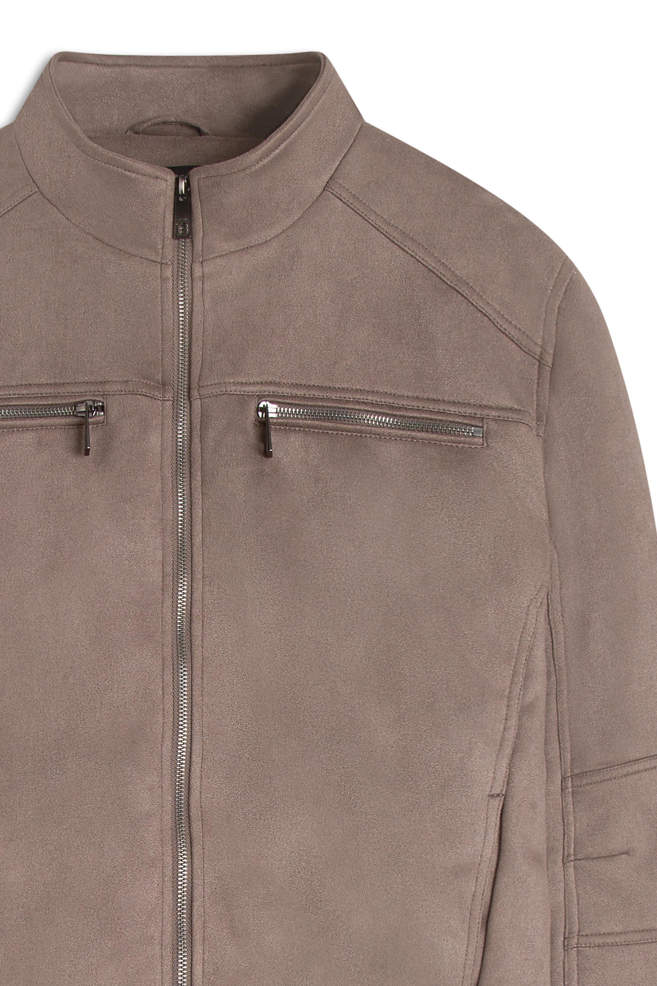 Jaqueta Suede Rider With Mouse
