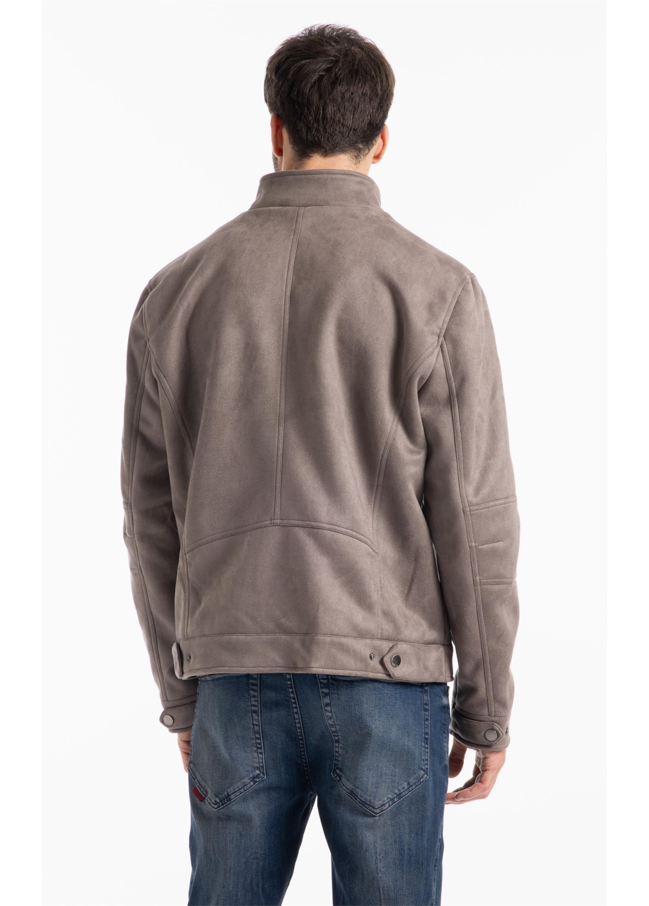 Jaqueta Suede Rider With Mouse