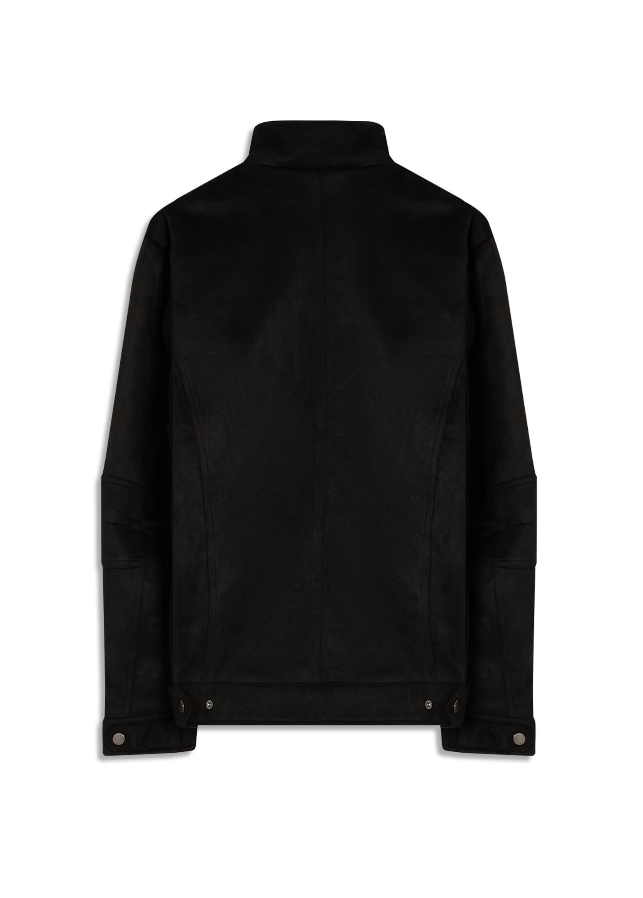 Jaqueta Suede Rider With Preto