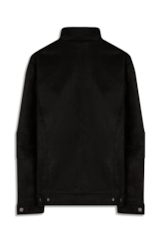 Jaqueta Suede Rider With Preto