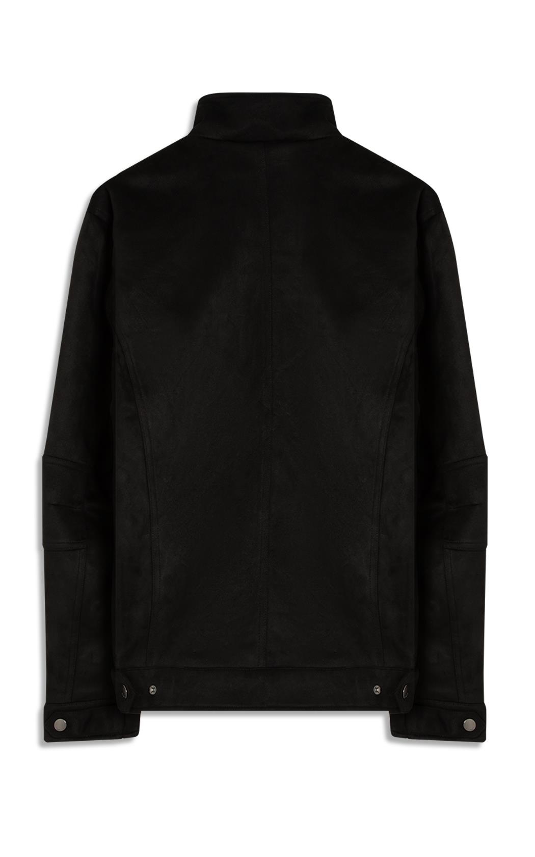Jaqueta Suede Rider With Preto