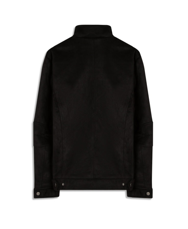 Jaqueta Suede Rider With Preto