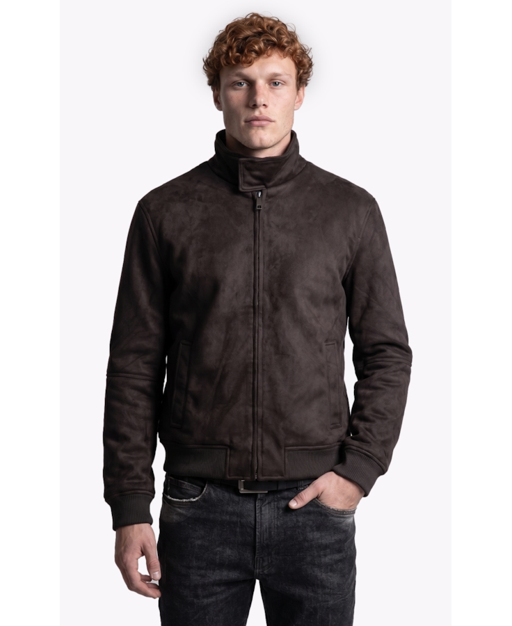 Jaqueta Suede Turtle Cafe