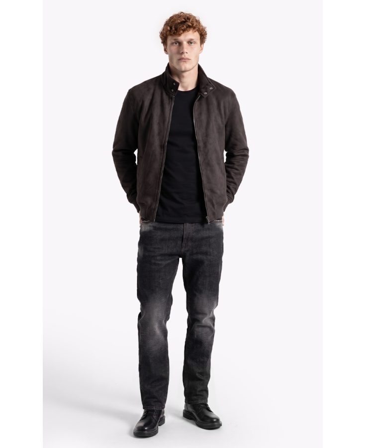 Jaqueta Suede Turtle Cafe