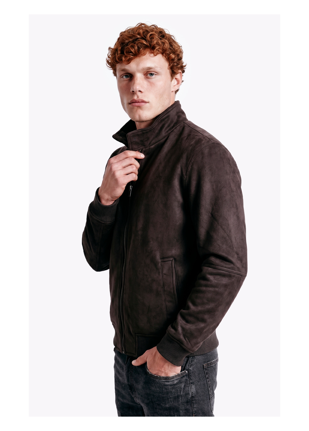 Jaqueta Suede Turtle Cafe
