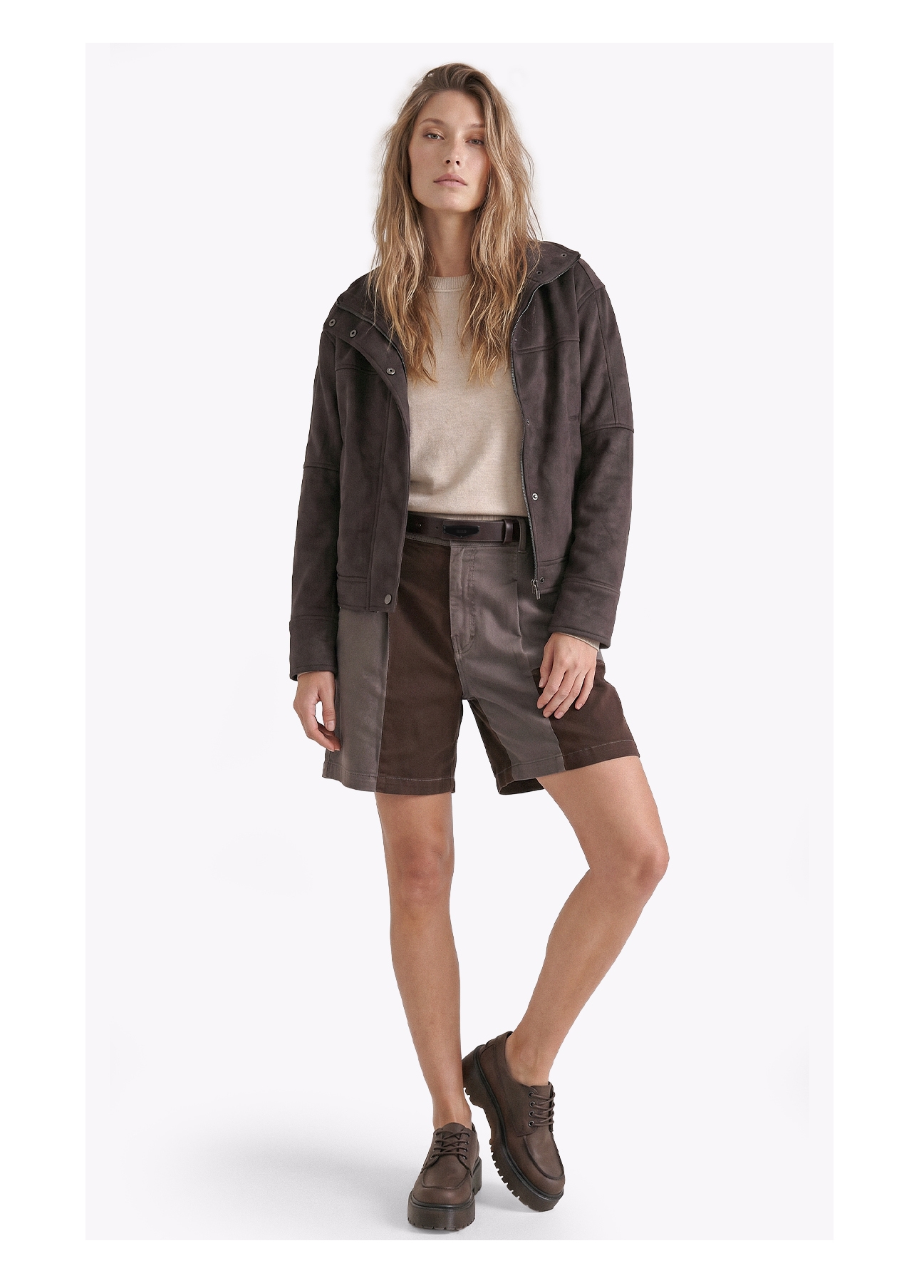 Jaqueta Suede Turtle Classic Cafe