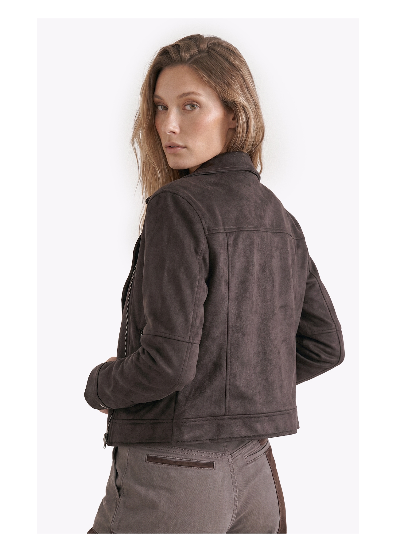 Jaqueta Suede Turtle Classic Cafe