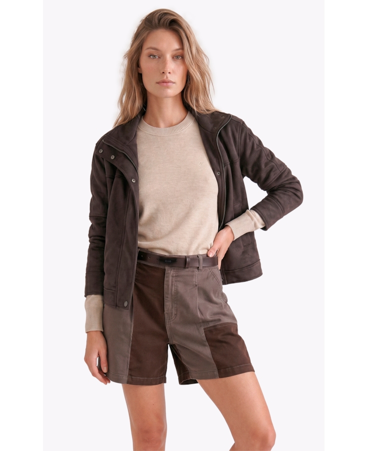 Jaqueta Suede Turtle Classic Cafe