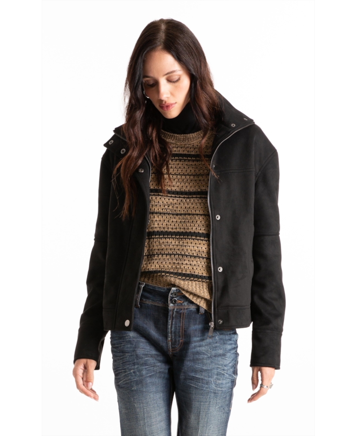 Jaqueta Suede Turtle Classic Preto