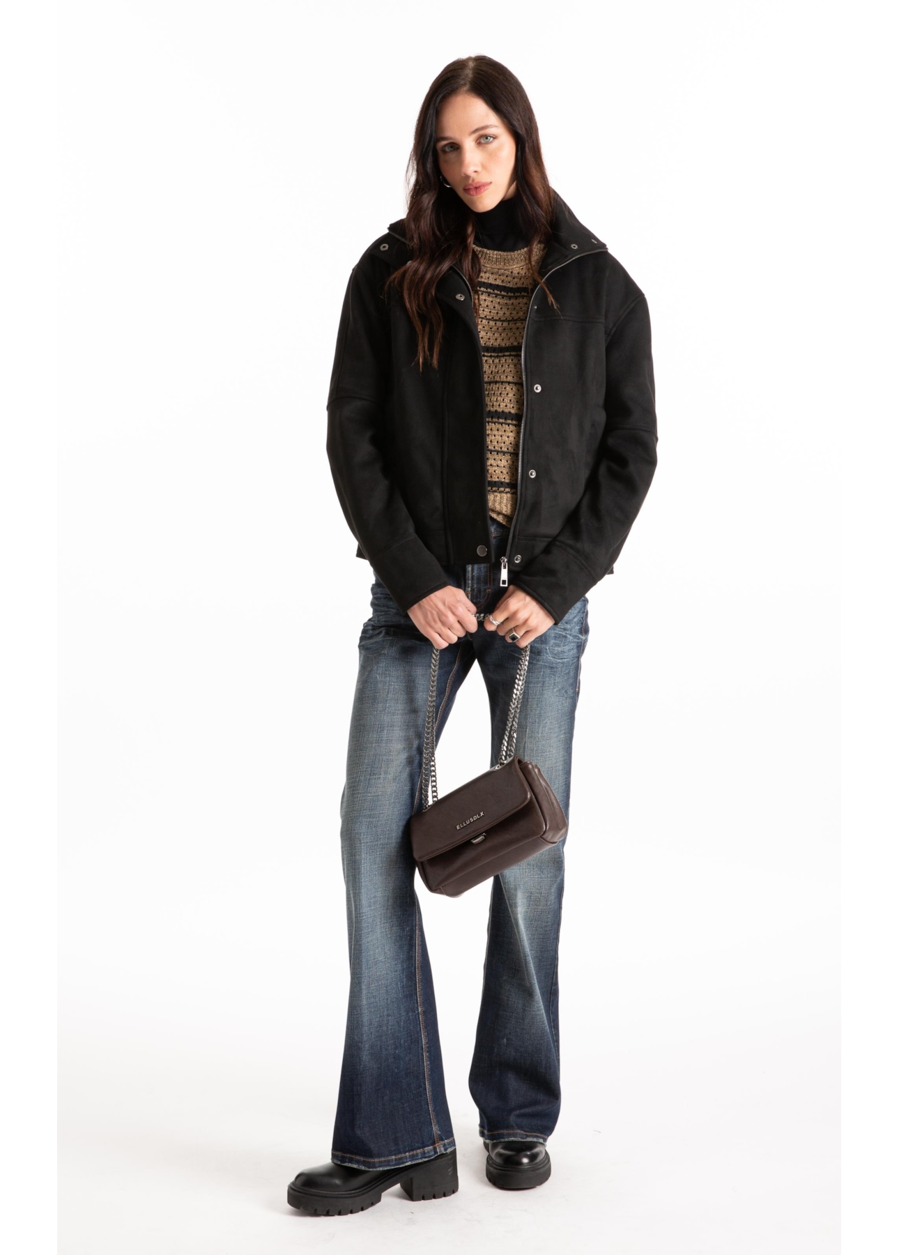 Jaqueta Suede Turtle Classic Preto