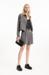 Jaqueta Tailoring Folli Cinza