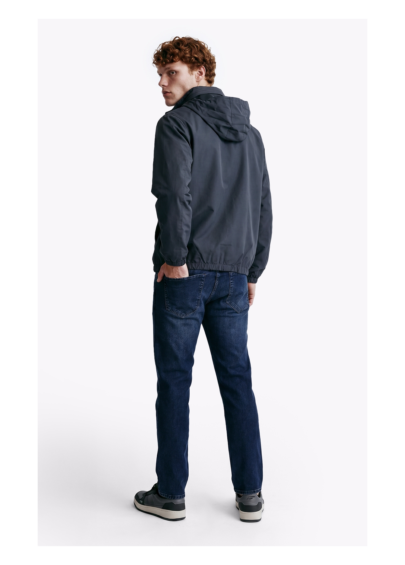 Jaqueta Tech Bomber Hood Grafite