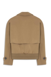 Jaqueta Tech Coat Bomber  Caqui