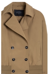 Jaqueta Tech Coat Bomber  Caqui
