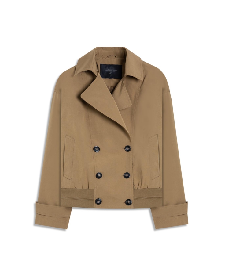 Jaqueta Tech Coat Bomber  Caqui