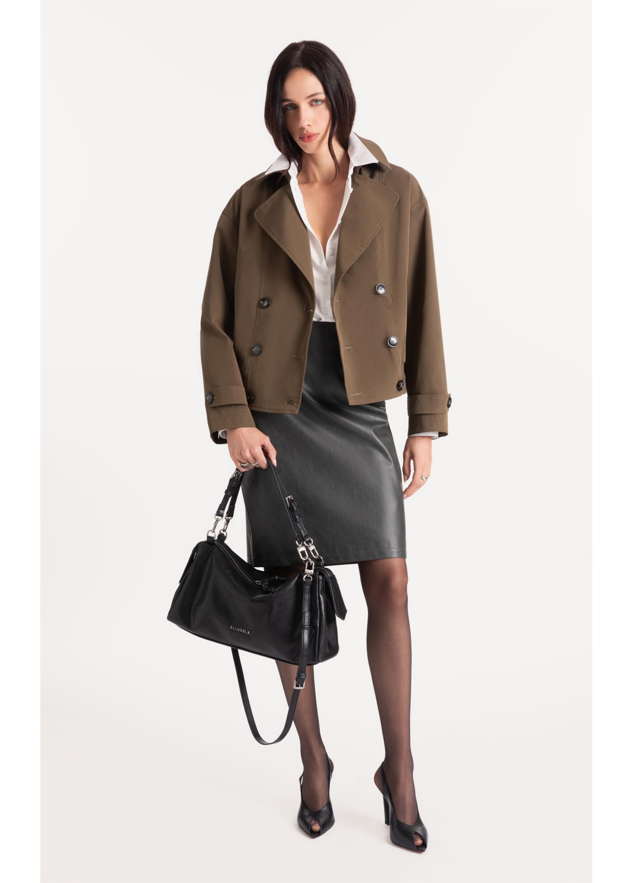 Jaqueta Tech Coat Bomber  Tabaco