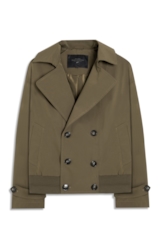 Jaqueta Tech Coat Bomber  Tabaco