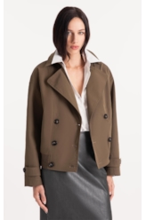 Jaqueta Tech Coat Bomber  Tabaco
