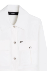 Jaqueta Twill Cargo Off White