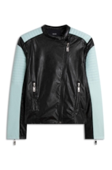Jaqueta Urban Jacket Moto Preto C/ Azul