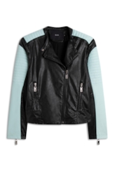 Jaqueta Urban Jacket Moto Preto C/ Azul
