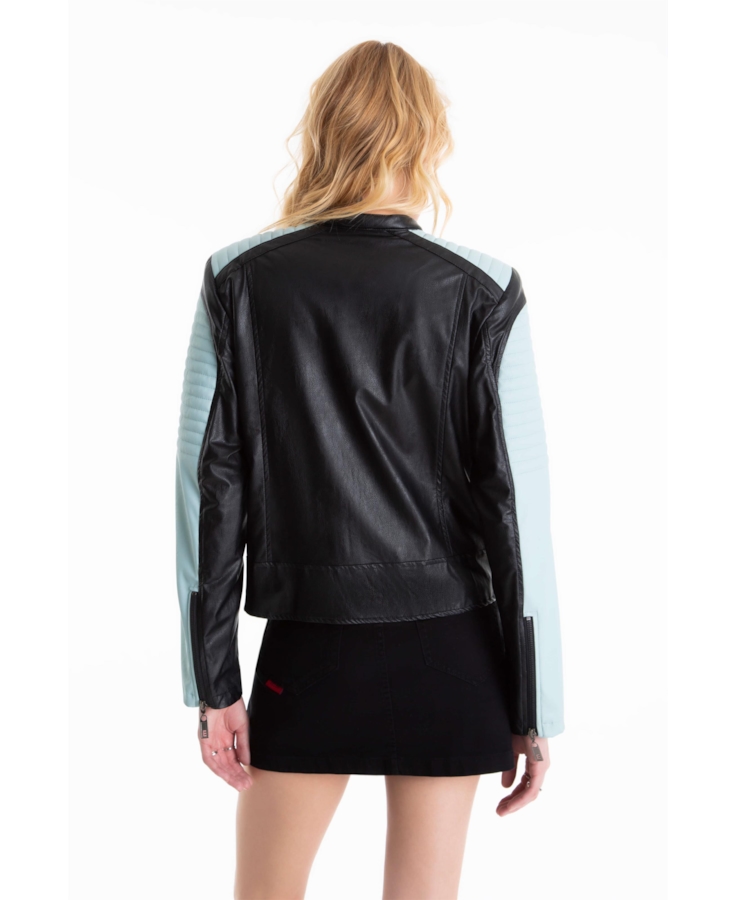 Jaqueta Urban Jacket Moto Preto C/ Azul