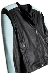 Jaqueta Urban Jacket Moto Preto C/ Azul