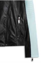 Jaqueta Urban Jacket Moto Preto C/ Azul