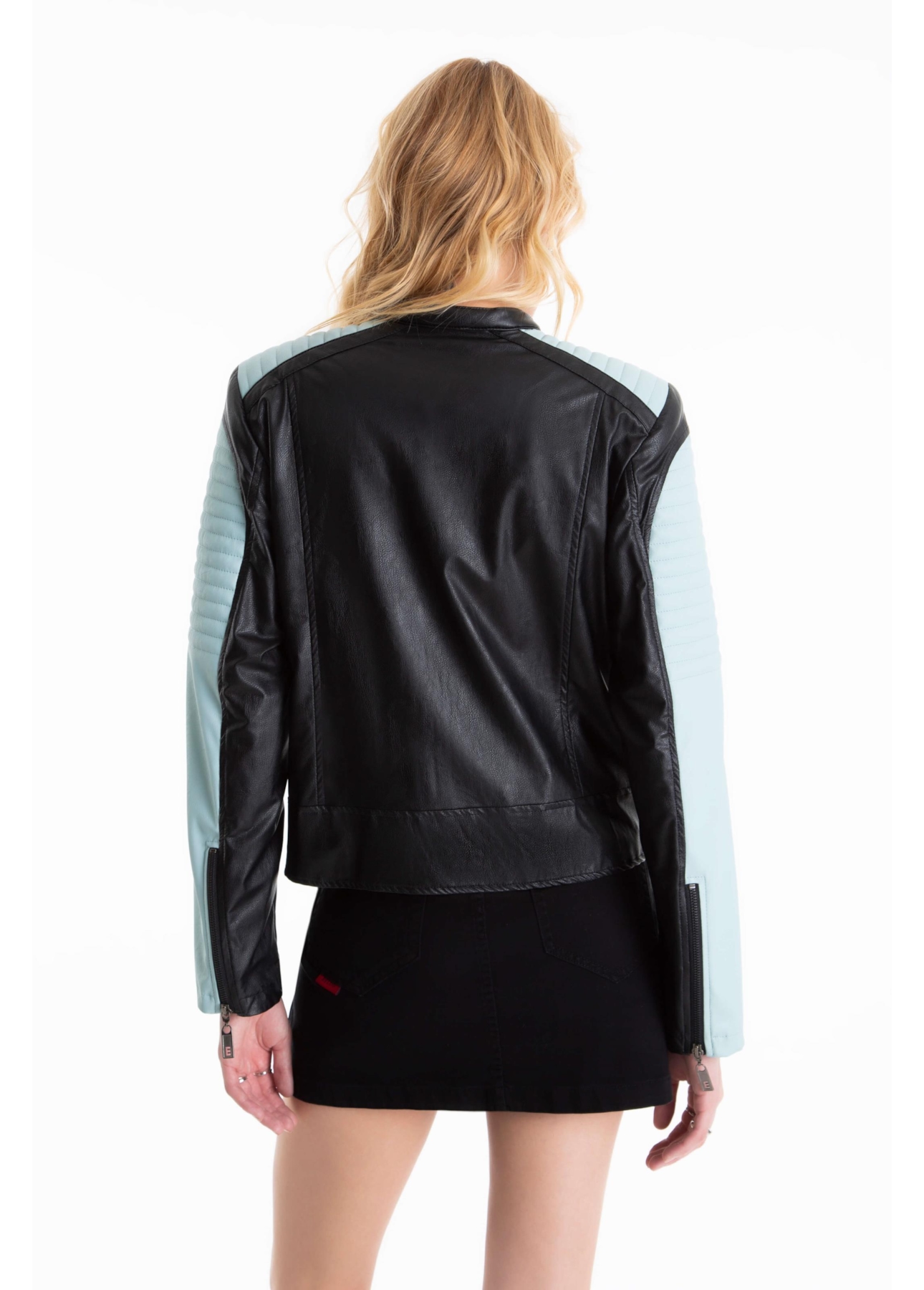 Jaqueta Urban Jacket Moto Preto C/ Azul