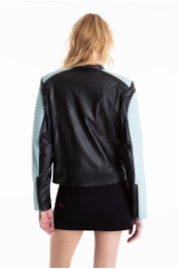 Jaqueta Urban Jacket Moto Preto C/ Azul