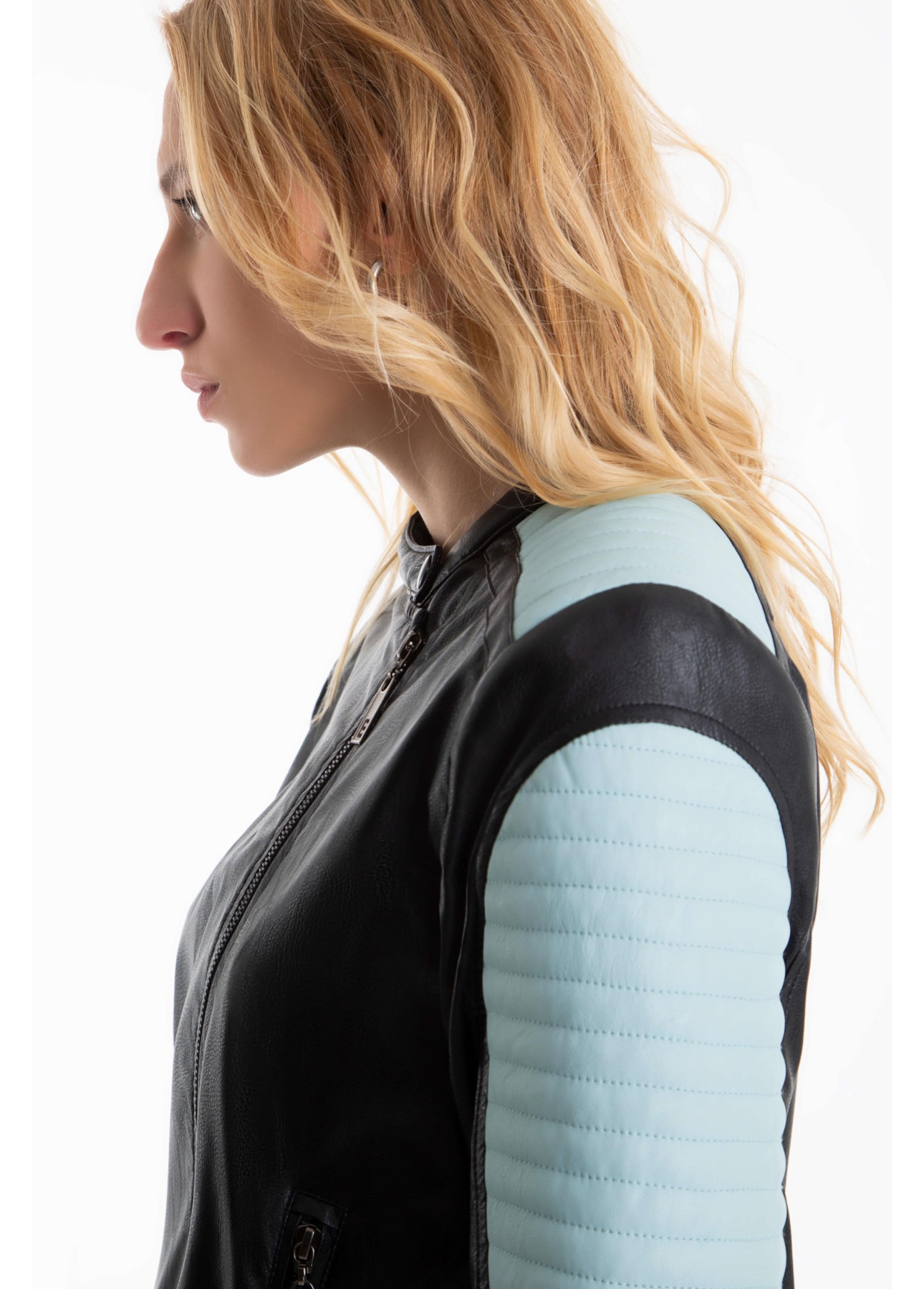 Jaqueta Urban Jacket Moto Preto C/ Azul