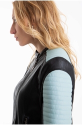 Jaqueta Urban Jacket Moto Preto C/ Azul
