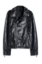 Jaqueta Vegan Leather Belt Preto