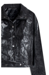 Jaqueta Vegan leather Biker Preto