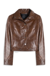 Jaqueta Vegan leather Biker Whisky