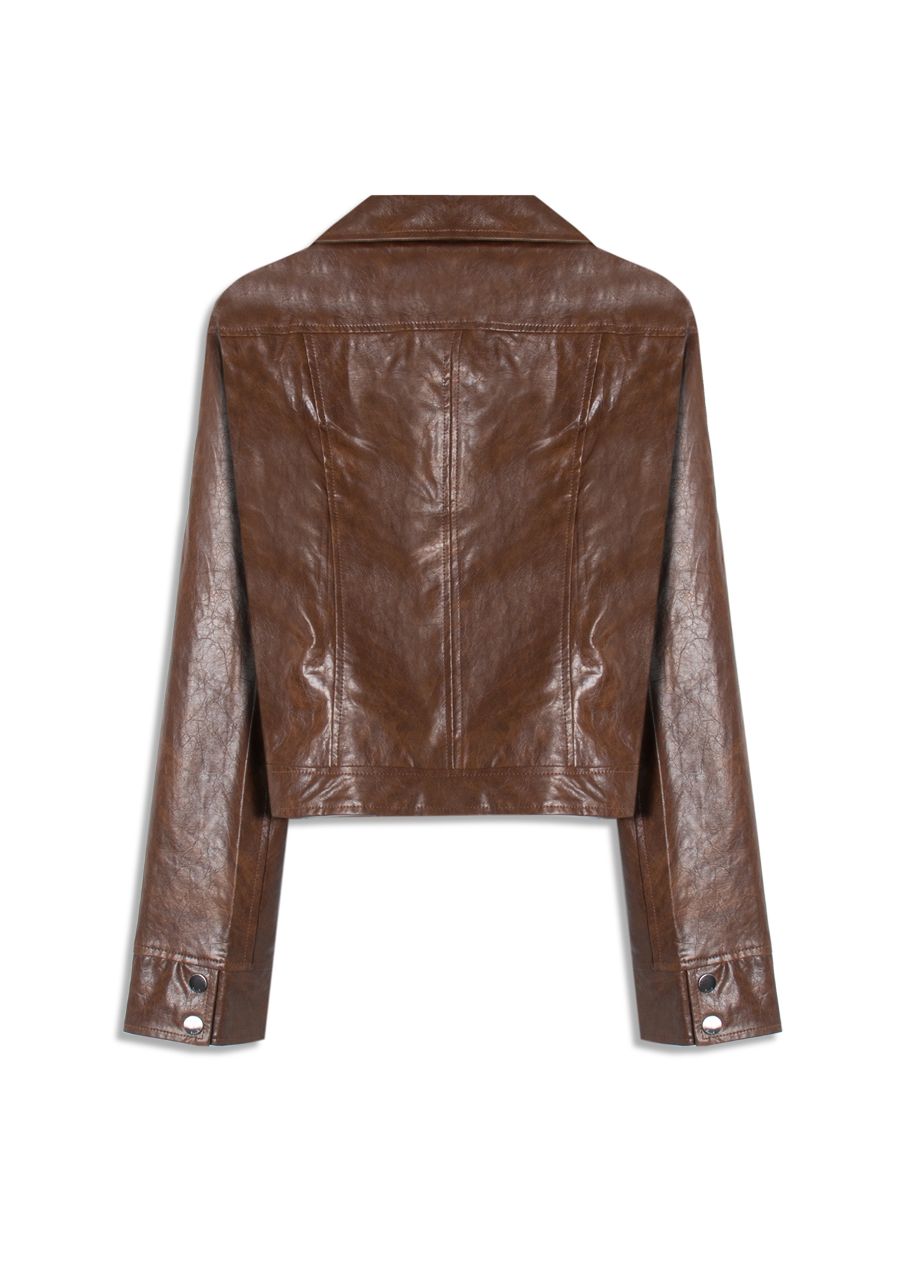 Jaqueta Vegan leather Biker Whisky