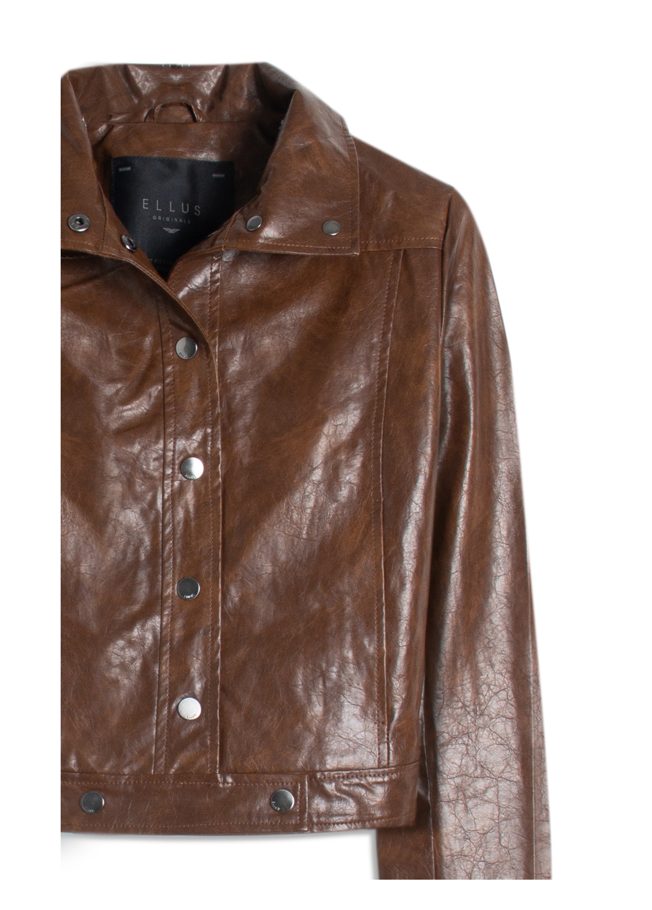 Jaqueta Vegan leather Biker Whisky