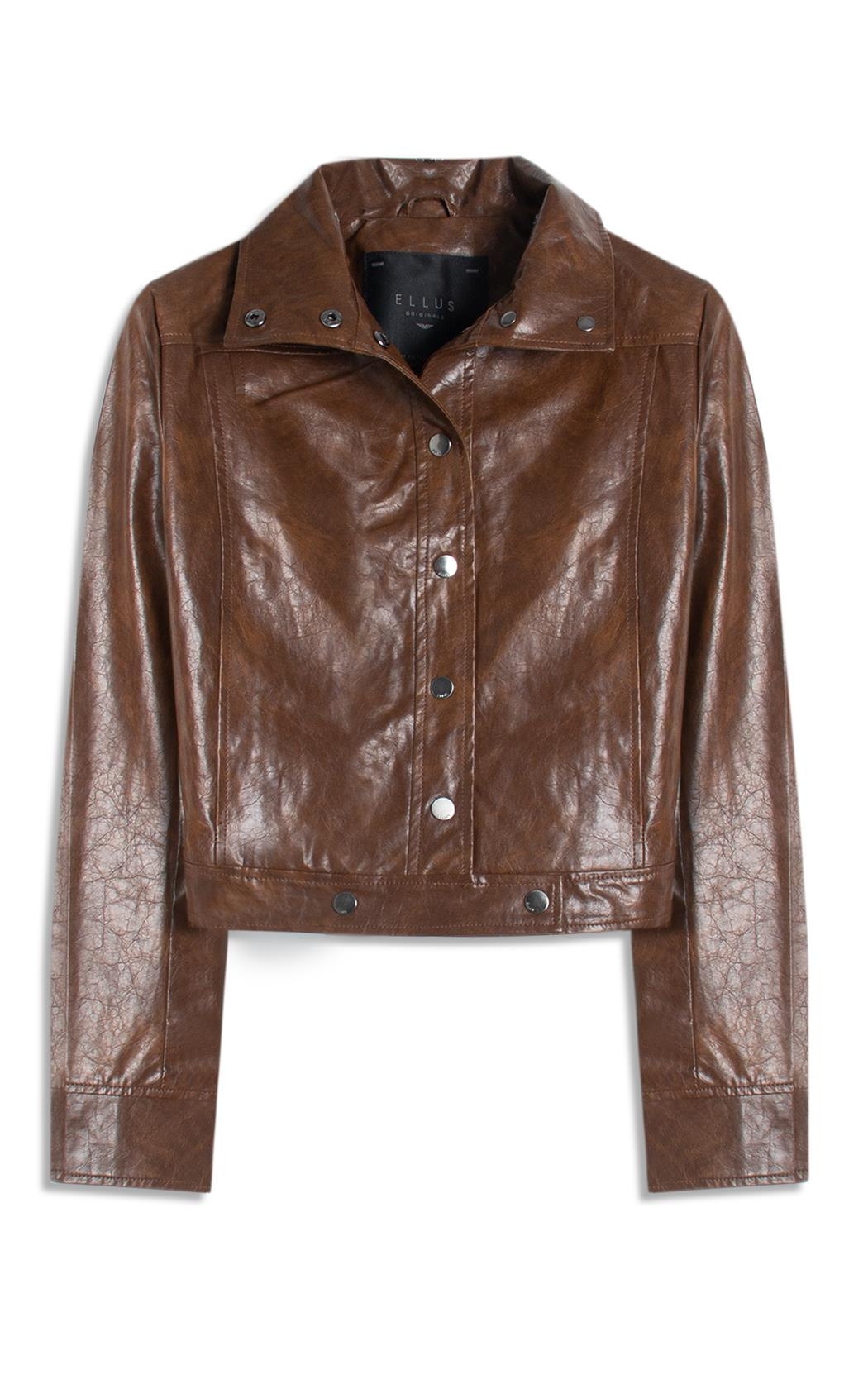 Jaqueta Vegan leather Biker Preto