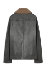 Jaqueta Vegan Leather Golf Classic Fur Grafite