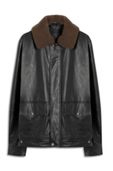 Jaqueta Vegan Leather Golf Classic Fur Preto