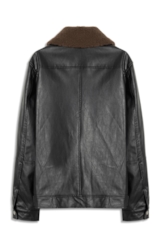 Jaqueta Vegan Leather Golf Classic Fur Preto