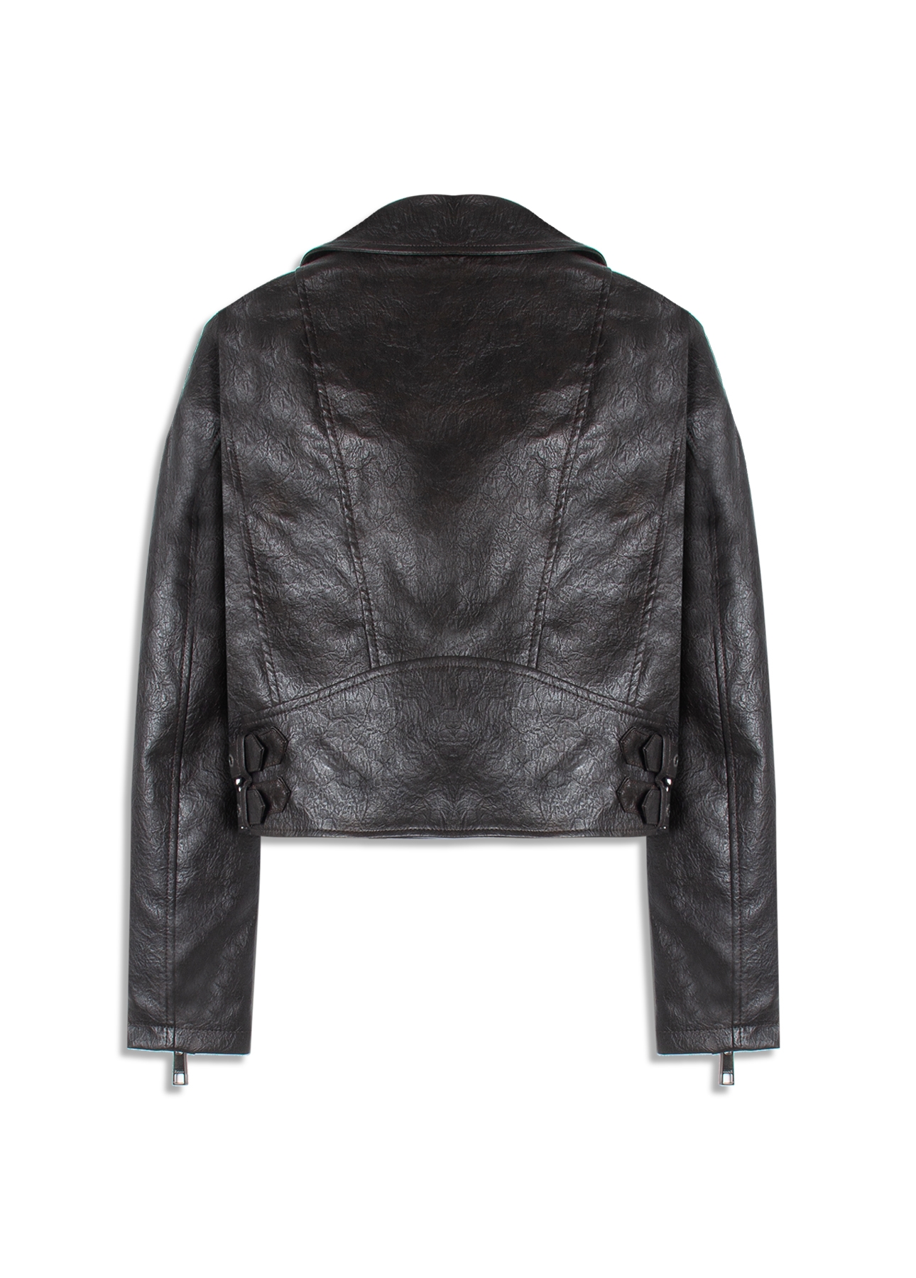 Jaqueta Vegan leather Perfecto Dark Brown