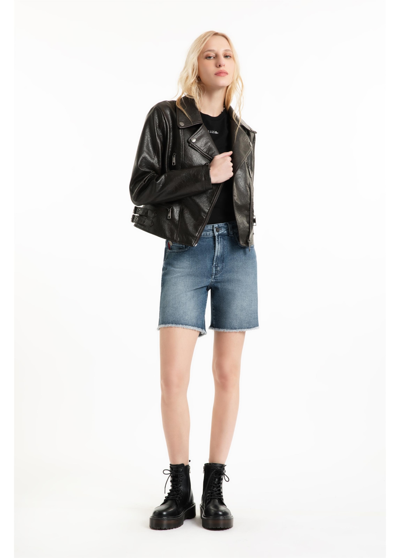 Jaqueta Vegan leather Perfecto Dark Brown
