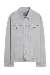 Jaqueta Vintage Denim Color Cinza