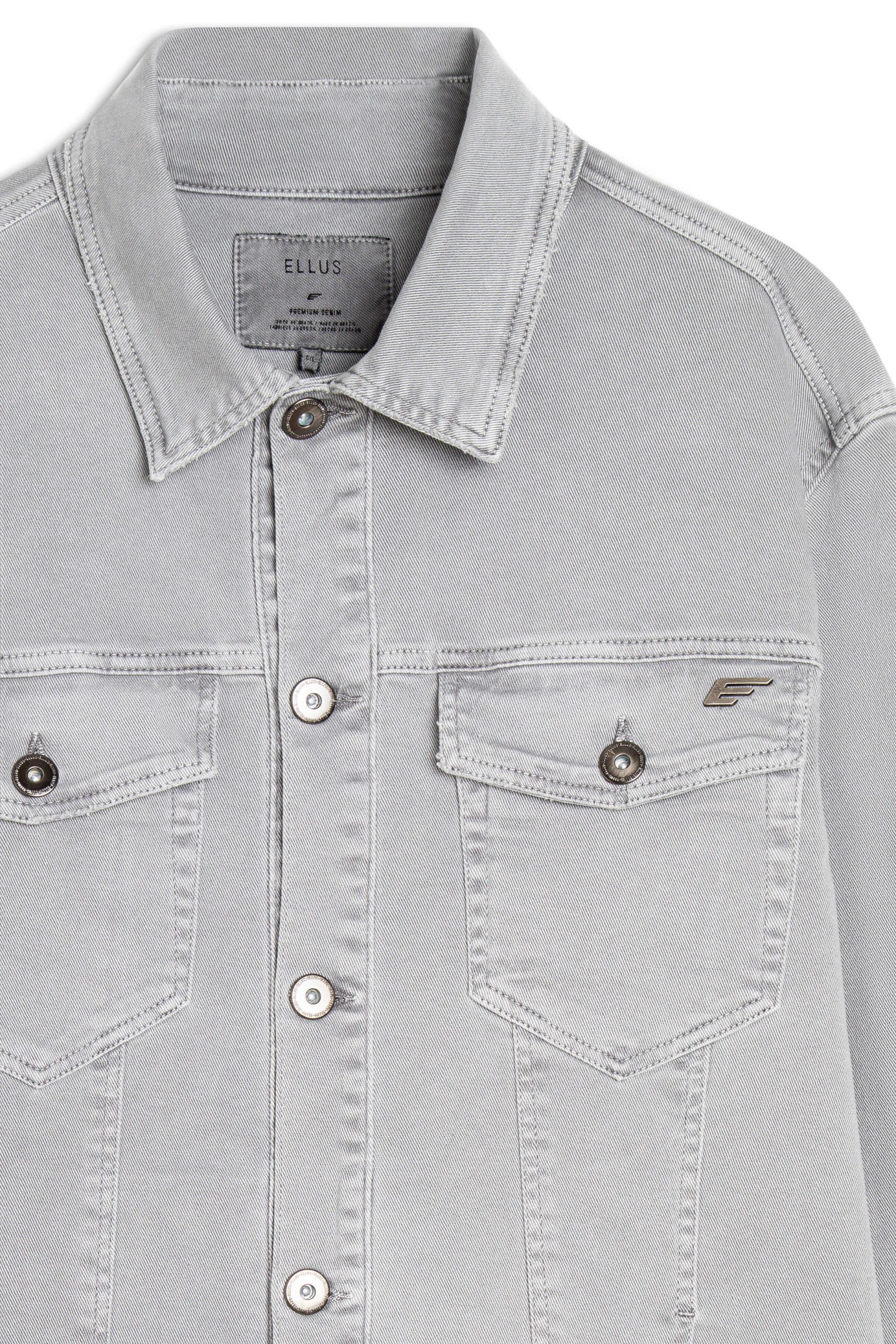 Jaqueta Vintage Denim Color Cinza