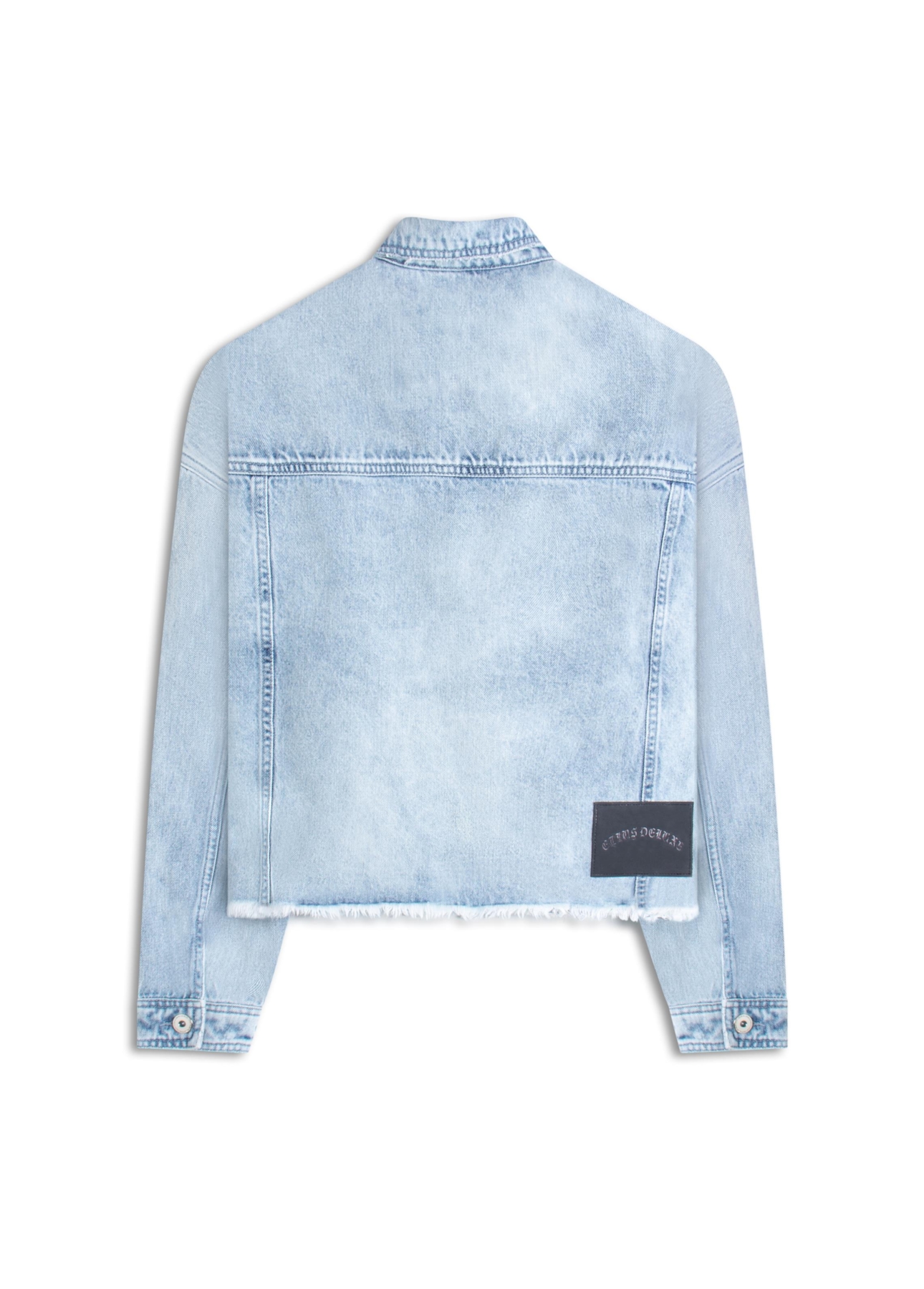 Jaqueta Vintage Denim Oversized Lav.Claro