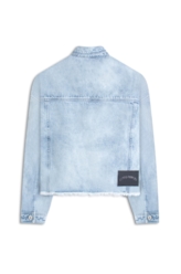Jaqueta Vintage Denim Oversized Lav.Claro